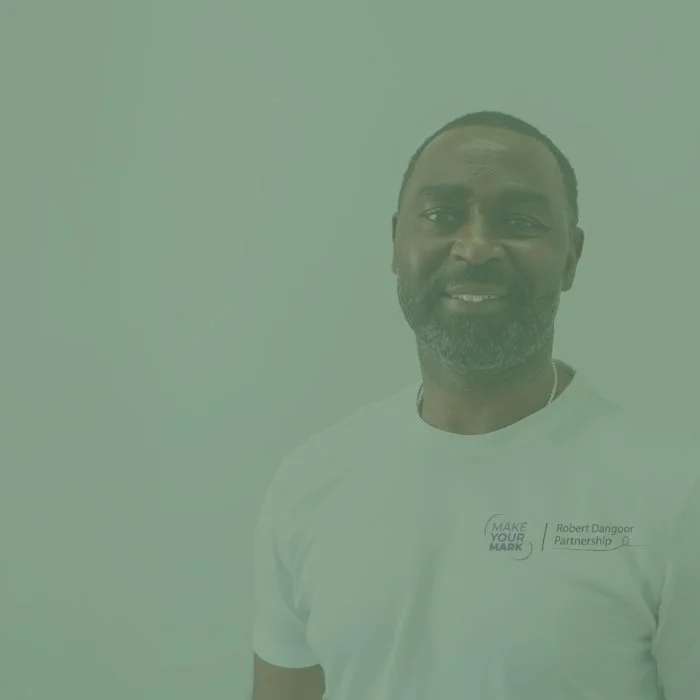 Footballer Andy Cole supporting a kidney donation campaign