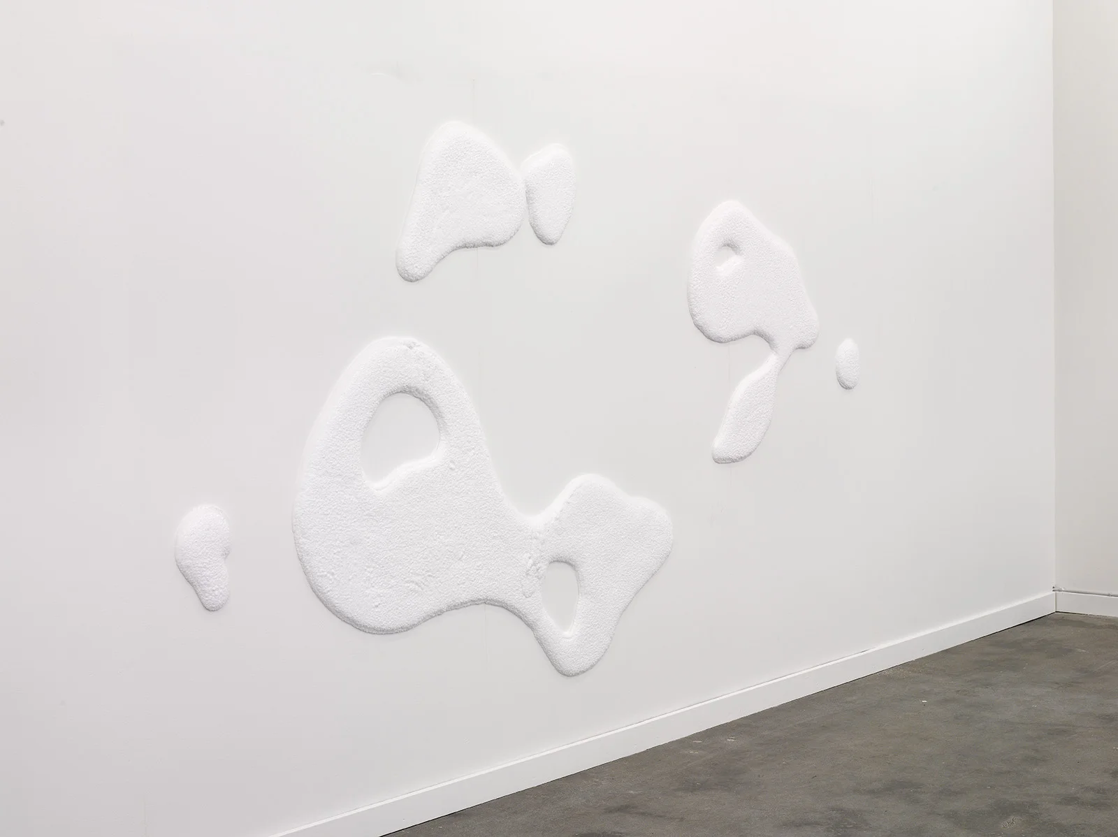 Ice Wall As exhibited at Gallery Christina Wilson, DK. Dimention 200 x 300 cm Materials Polyester board, paint, copper tubing, cooling unit.