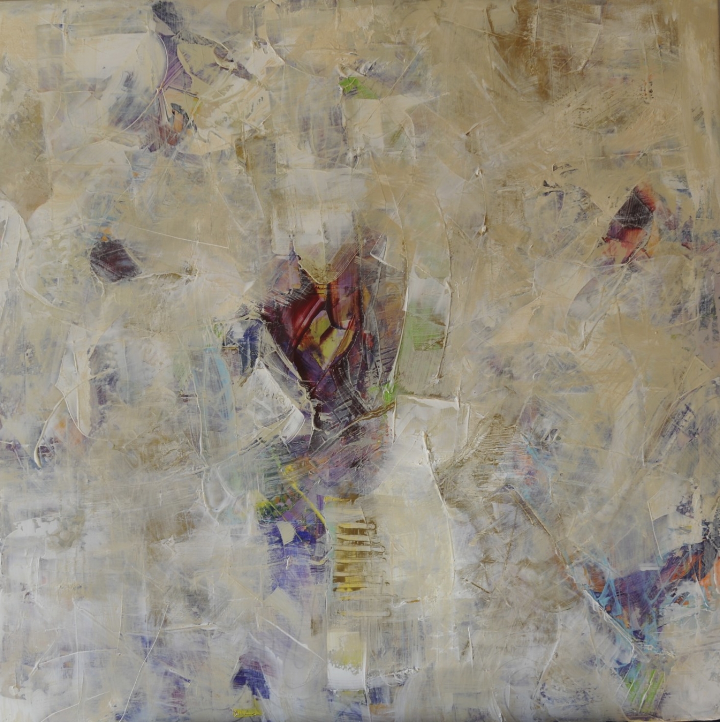 My Ithaca /Acrylic on Dendrl 100 x 100 cm 2014