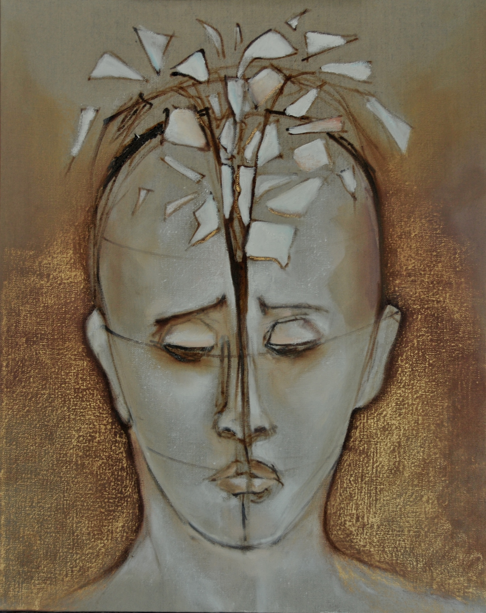  Head I /Oil on Linen 50 x 40 cm 2012 