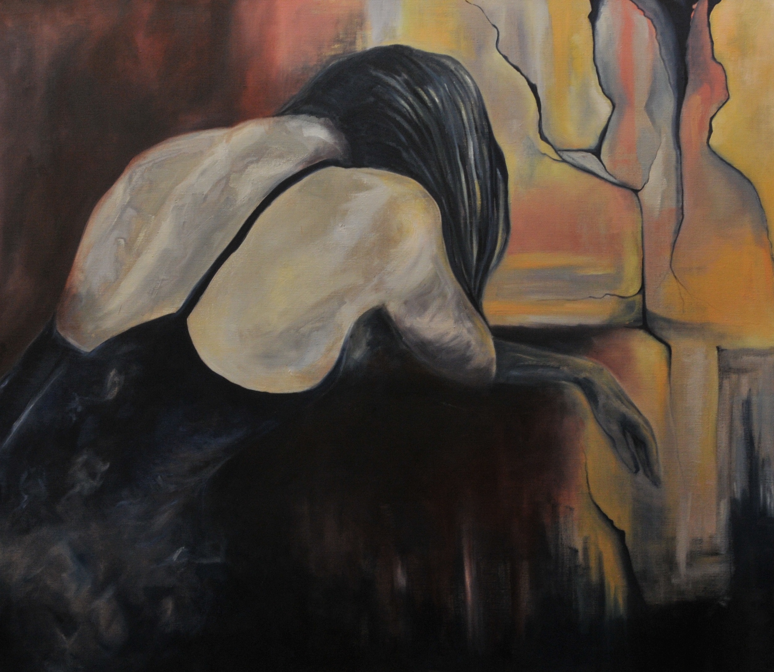  The Wall /Oil on linen 148 x 128 cm 2012 