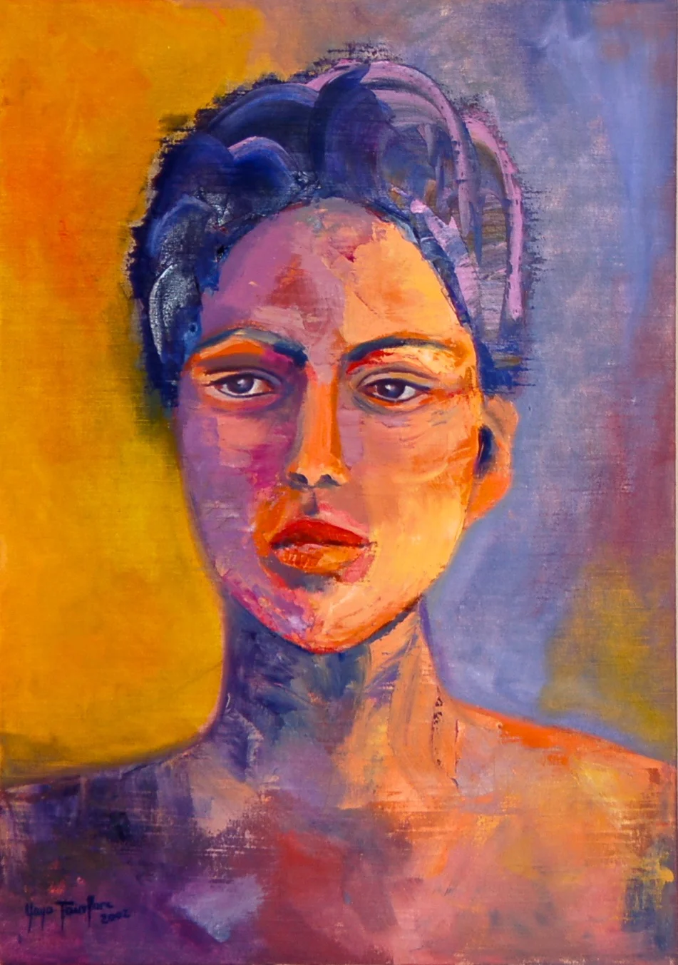 Trust / Acrylic on canvas 50 x 35 cm 2002
