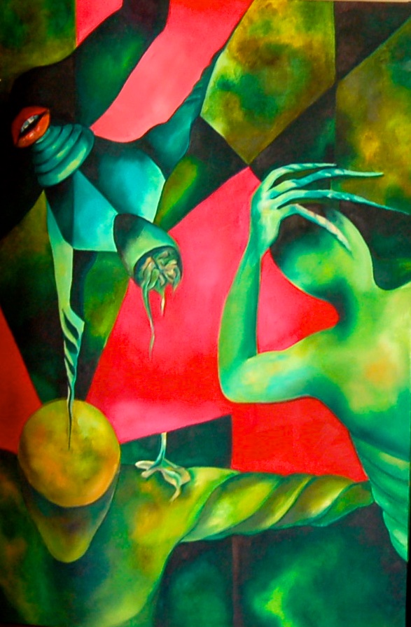 Crisis /Oil on canvas 130 x 100 cm 2004