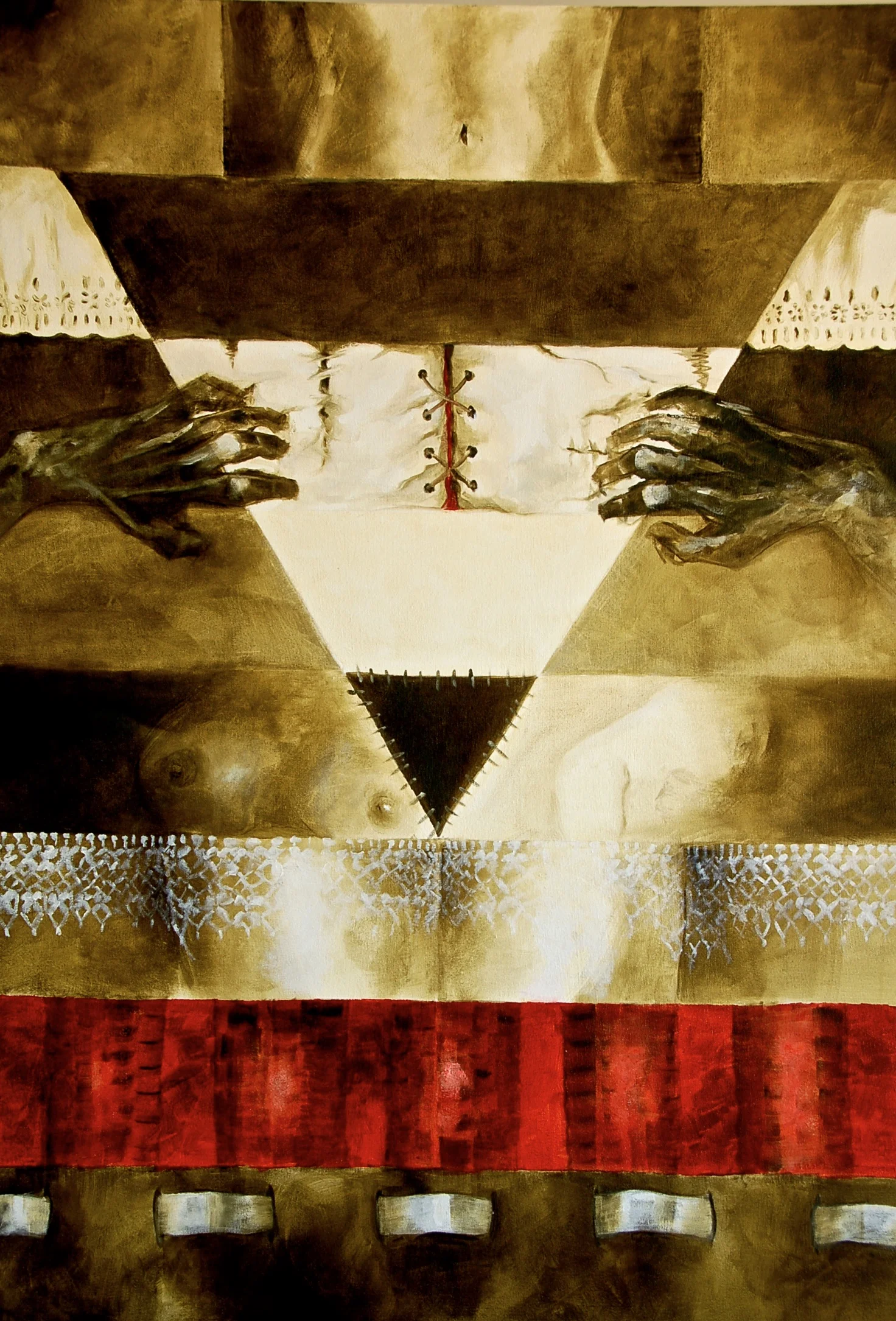 Visceral /Oil on canvas 120 x 90 cm 2009
