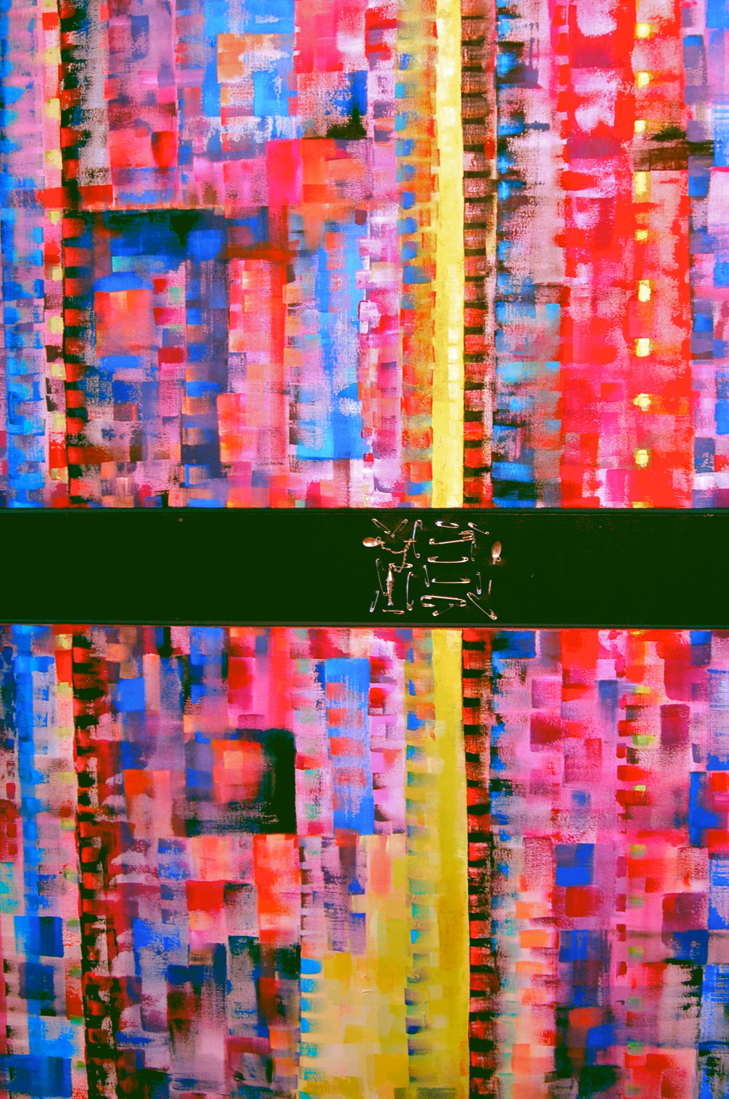 Tejido /Acrylic on canvas 200 x 120 cm 2005