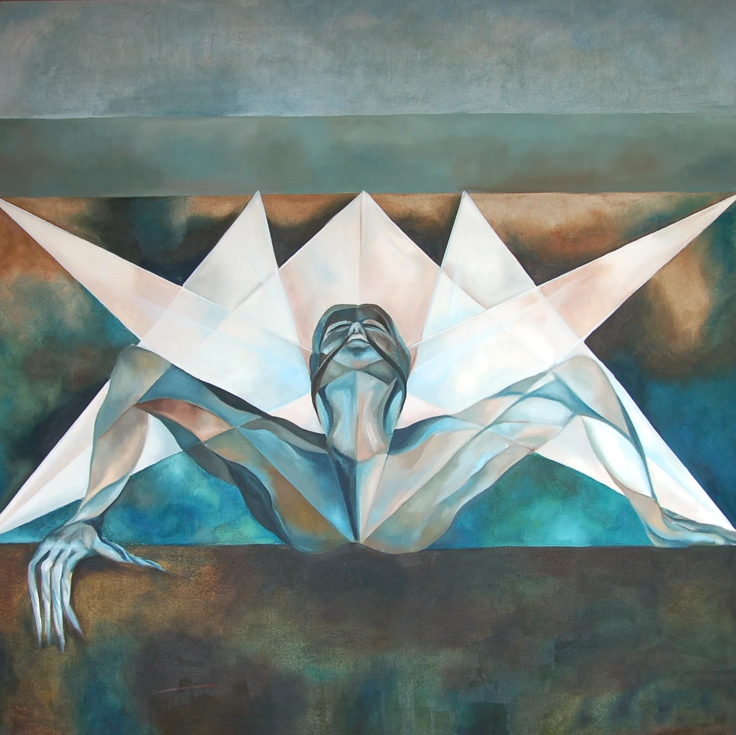 Phoenix /Oil on canvas 130 x 130 2004