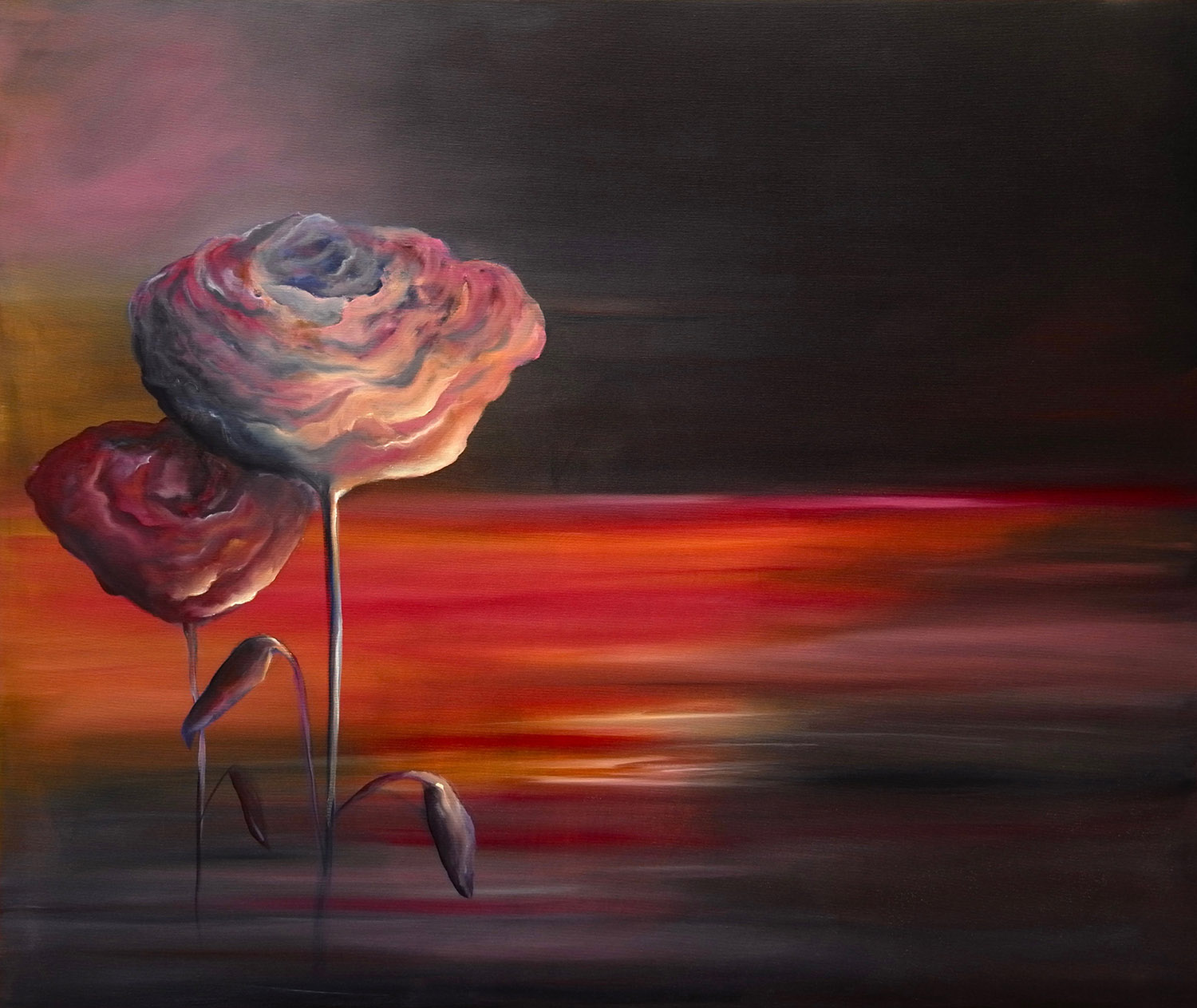 You Both to the Nowness/ Oil on canvas 120x100cm/2019