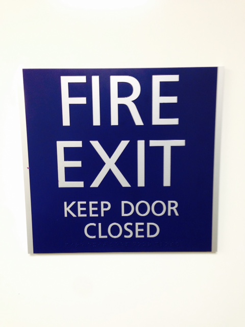 Fire Exit Sign 