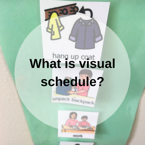 What is visual schedule?
