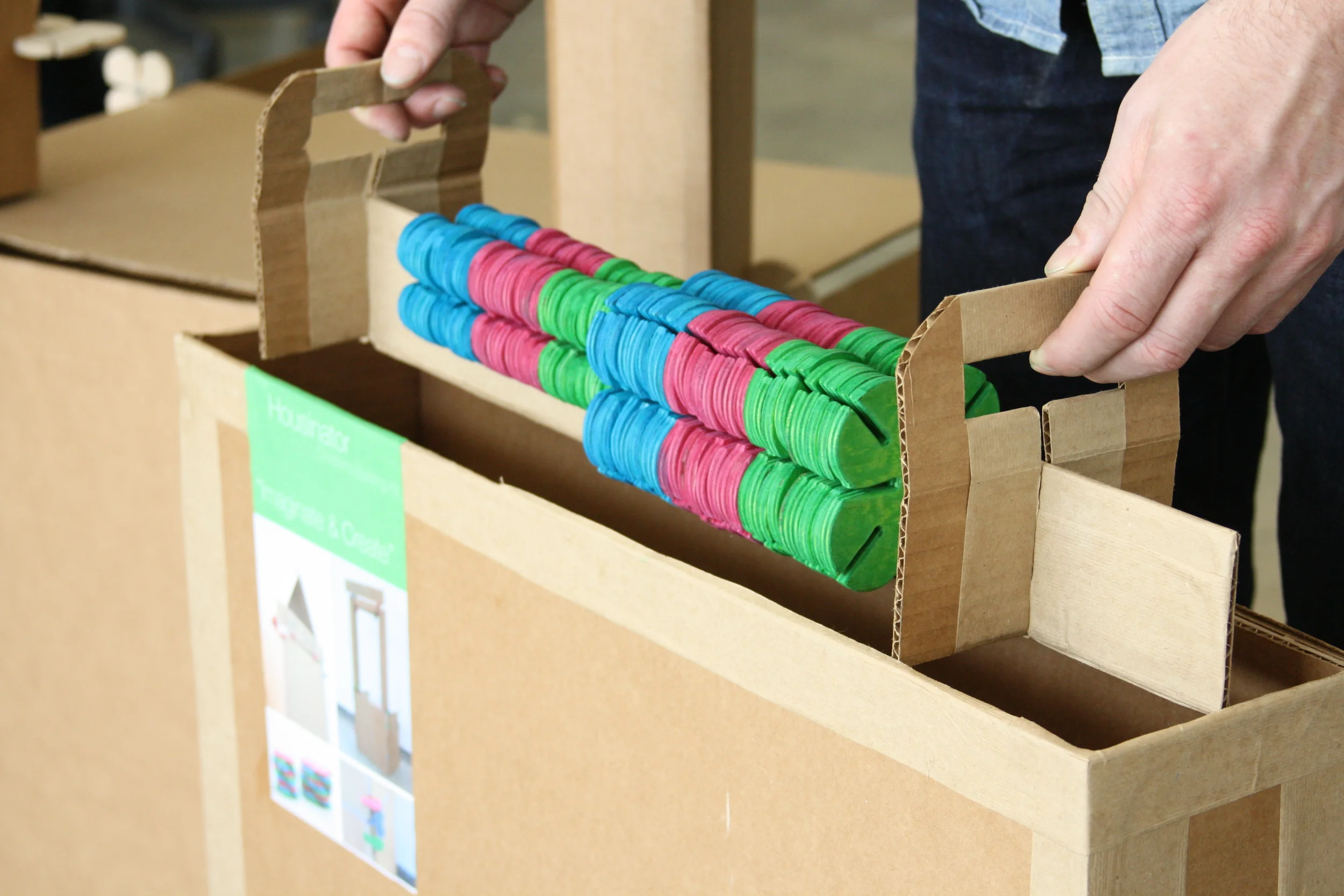  possible retail starter pack. A set of 50 pieces and 25 large cardboard section 