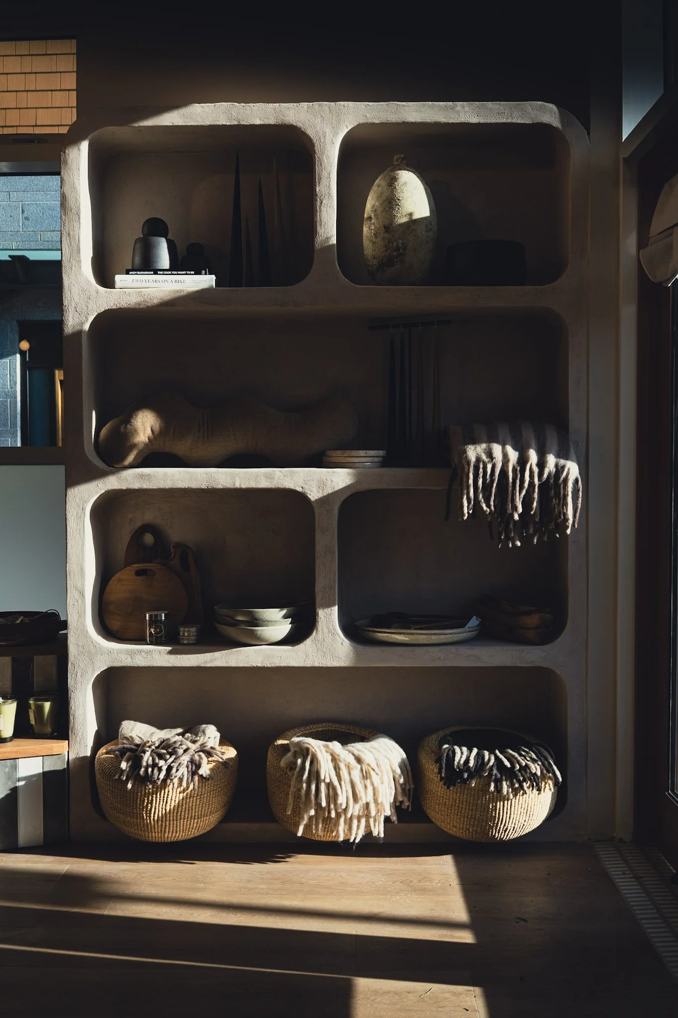  - Construction and installation of organic built in nook.  