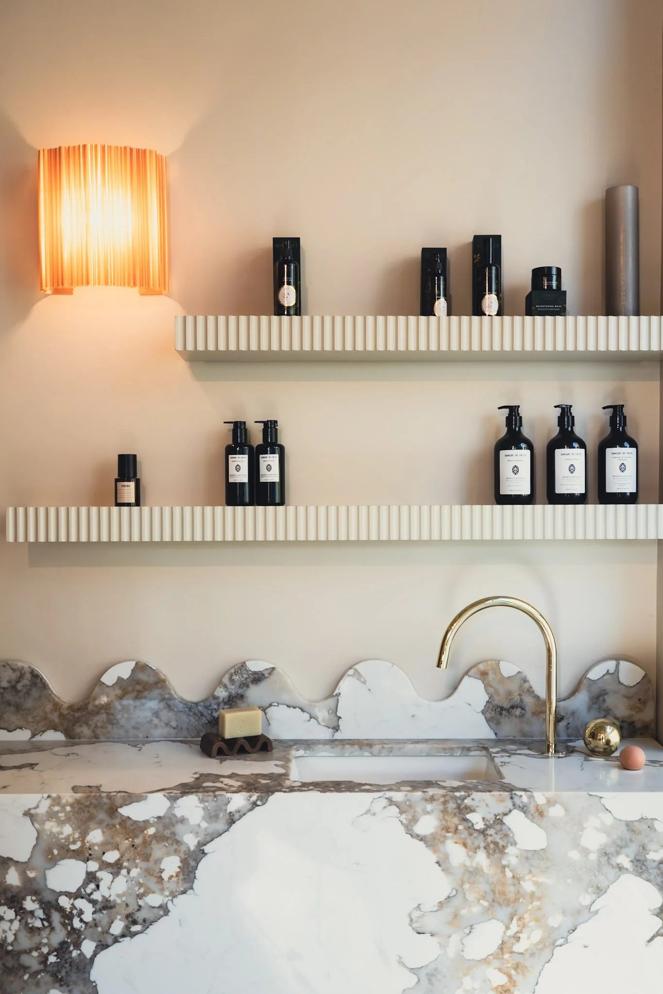  - Design, manufacture and install of custom organic lights  