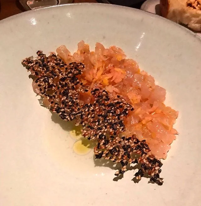About last night... 🍸🦐✨ &bull; (red snapper crudo with citrus &amp; sesame tuile) ⠀⠀⠀⠀⠀⠀⠀⠀⠀⠀⠀⠀⠀⠀⠀⠀⠀⠀⠀⠀⠀⠀⠀⠀⠀⠀⠀⠀⠀⠀⠀⠀⠀⠀⠀⠀⠀⠀⠀⠀⠀⠀⠀⠀⠀⠀⠀⠀⠀⠀⠀⠀⠀⠀⠀⠀⠀⠀⠀⠀⠀⠀⠀⠀⠀⠀⠀⠀⠀⠀⠀⠀⠀⠀⠀⠀⠀⠀⠀⠀⠀⠀⠀⠀⠀⠀⠀⠀⠀⠀⠀⠀⠀⠀⠀⠀⠀⠀⠀⠀⠀⠀⠀⠀⠀⠀⠀⠀⠀⠀⠀⠀⠀⠀⠀⠀⠀⠀⠀⠀⠀⠀⠀⠀⠀⠀⠀⠀⠀⠀⠀⠀⠀⠀⠀⠀⠀⠀⠀⠀⠀⠀⠀⠀⠀⠀⠀⠀⠀⠀⠀⠀⠀⠀⠀ ⠀⠀⠀⠀⠀⠀⠀⠀⠀⠀