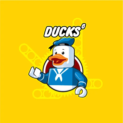D6 Ducks Lego League Logo
