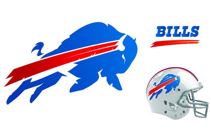 buffalo bills new helmet logo