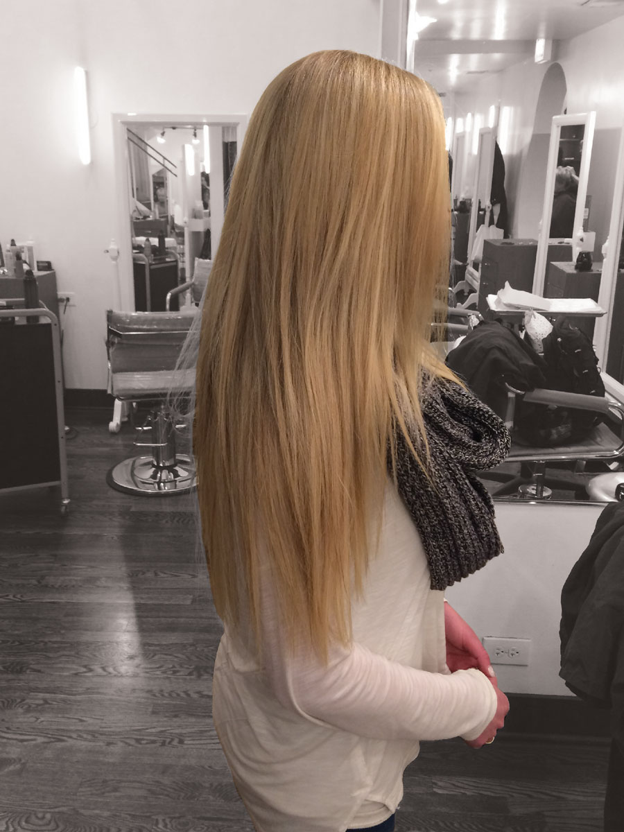 "I have been going to Brooke for 15 years, and she is quite honestly, the BEST! She first put extensions in my hair about a year ago, and they are incredible. Not only did Brooke perfectly blend the color of the extensions to my hair, but the quality is unreal. Brooke is fantastic! I wouldn't trust my hair with anyone else." -Taylor
