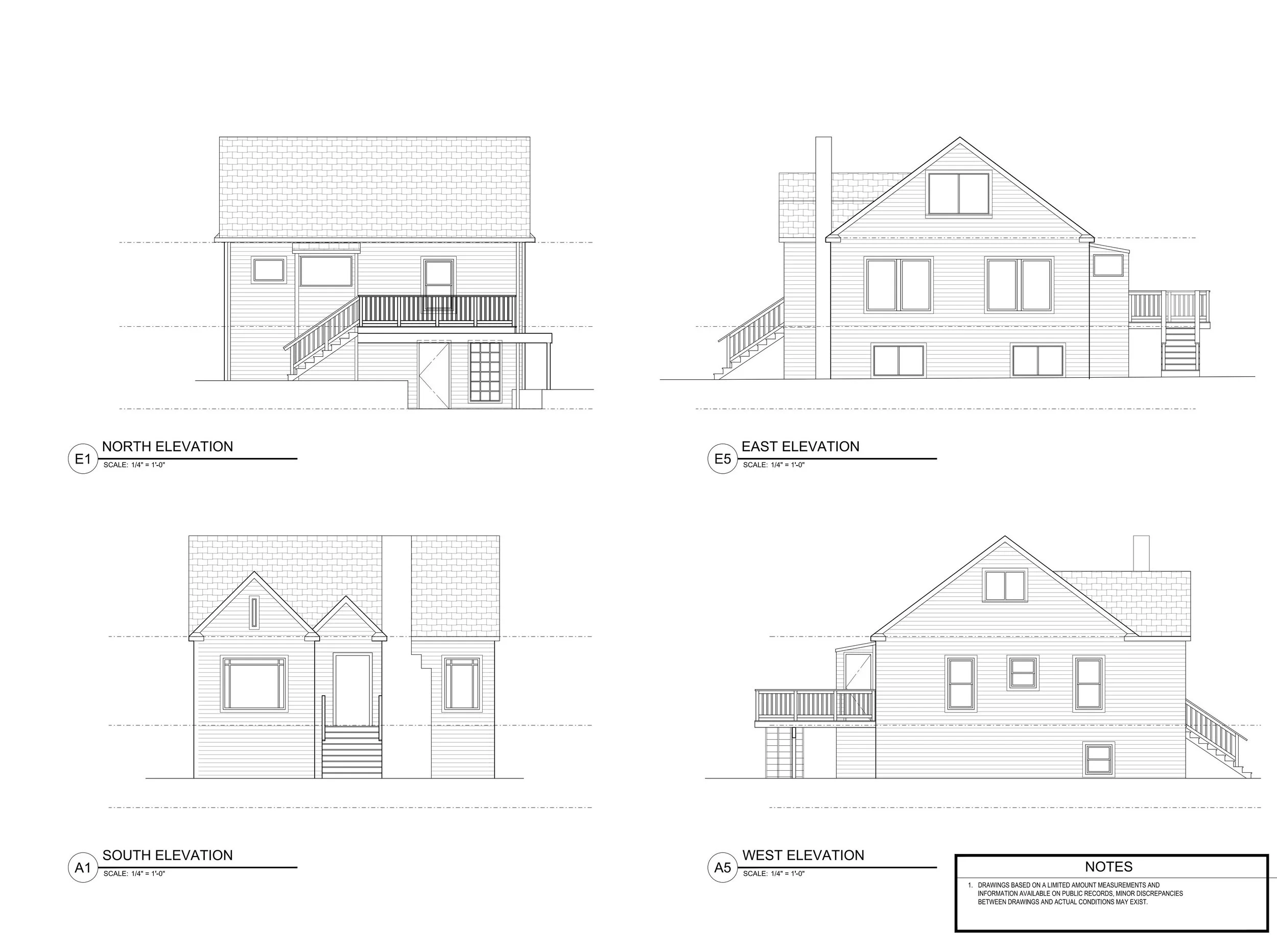   Elevations - Before  