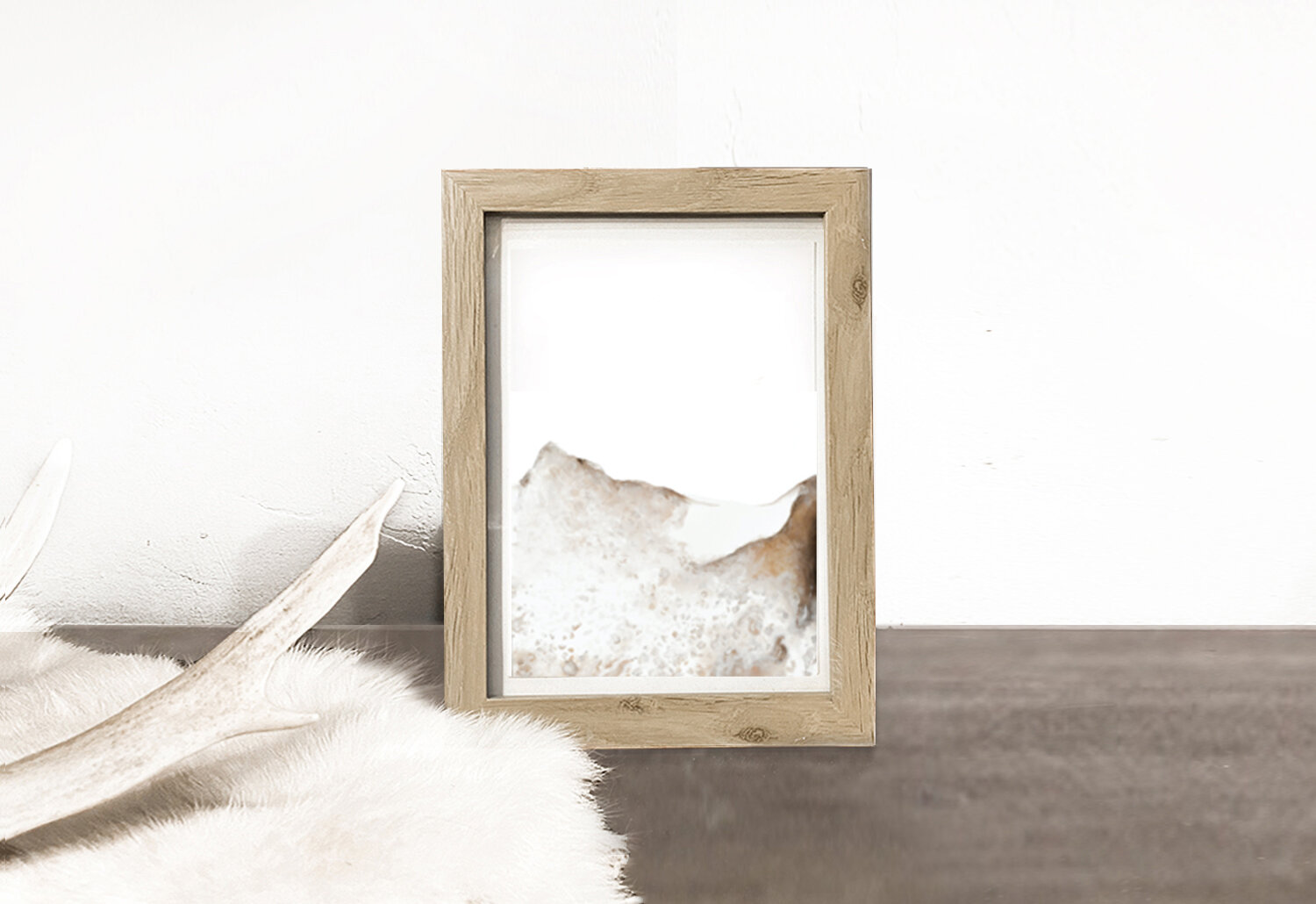 FRAMED PRINTS: ABSTRACT COWHIDE II