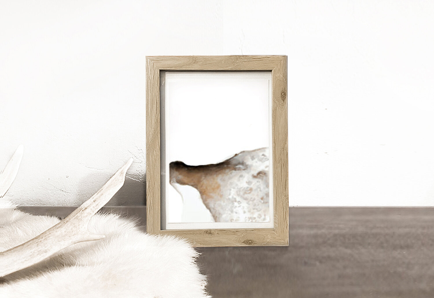 FRAMED PRINTS: ABSTRACT COWHIDE IV