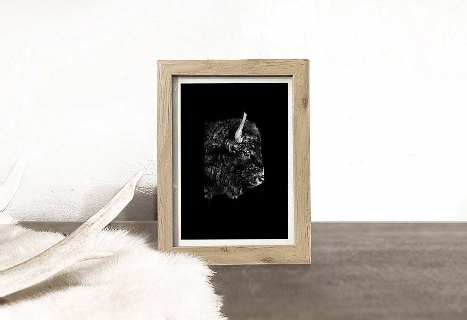 bisonsketch-framedprint.jpg