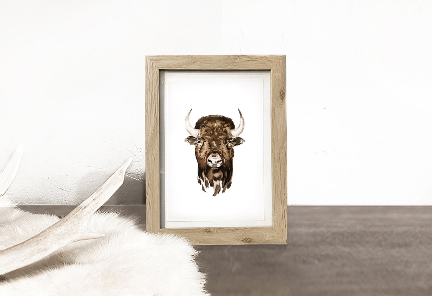 FRAMED PRINTS: BISON