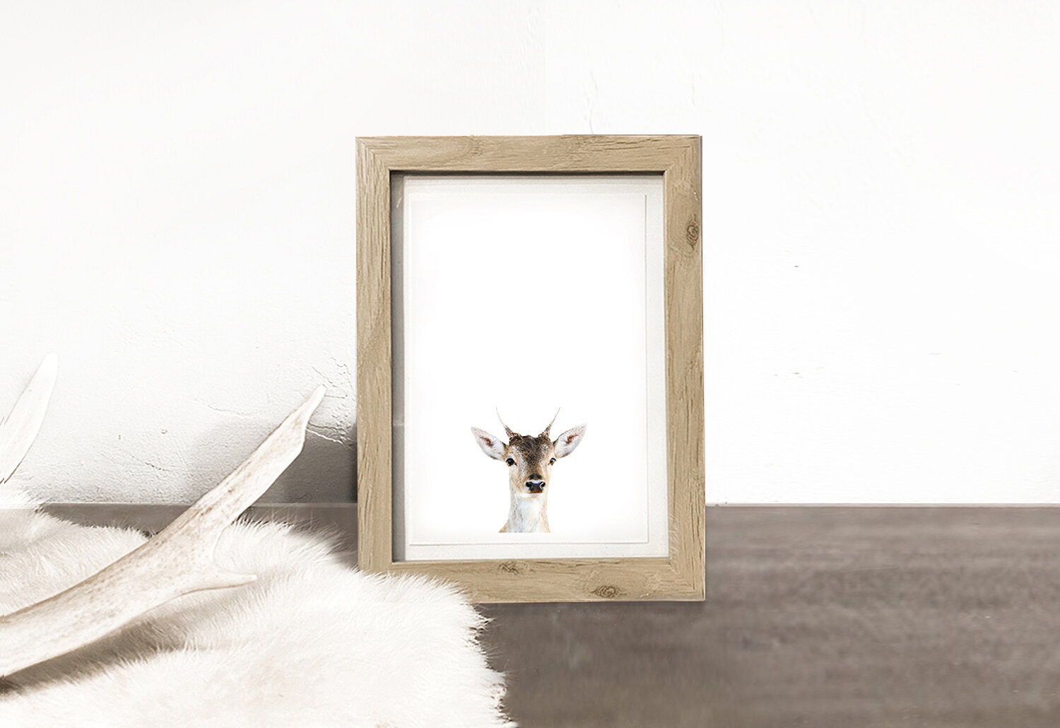 FRAMED PRINT: BABY BUCK