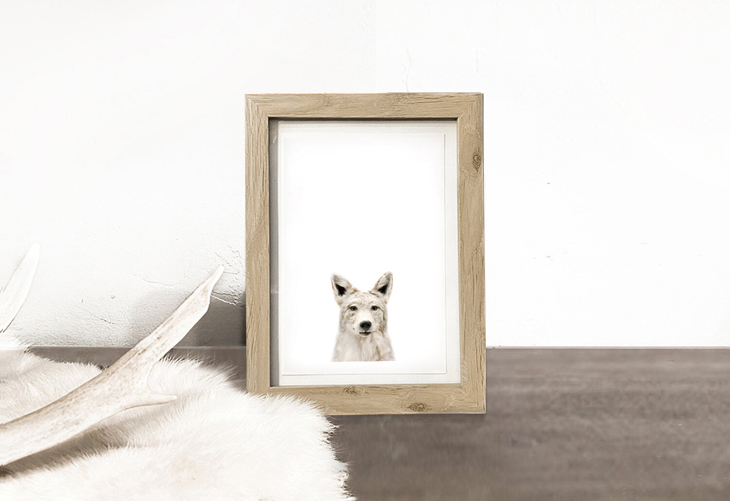 FRAMED PRINT: WOLF