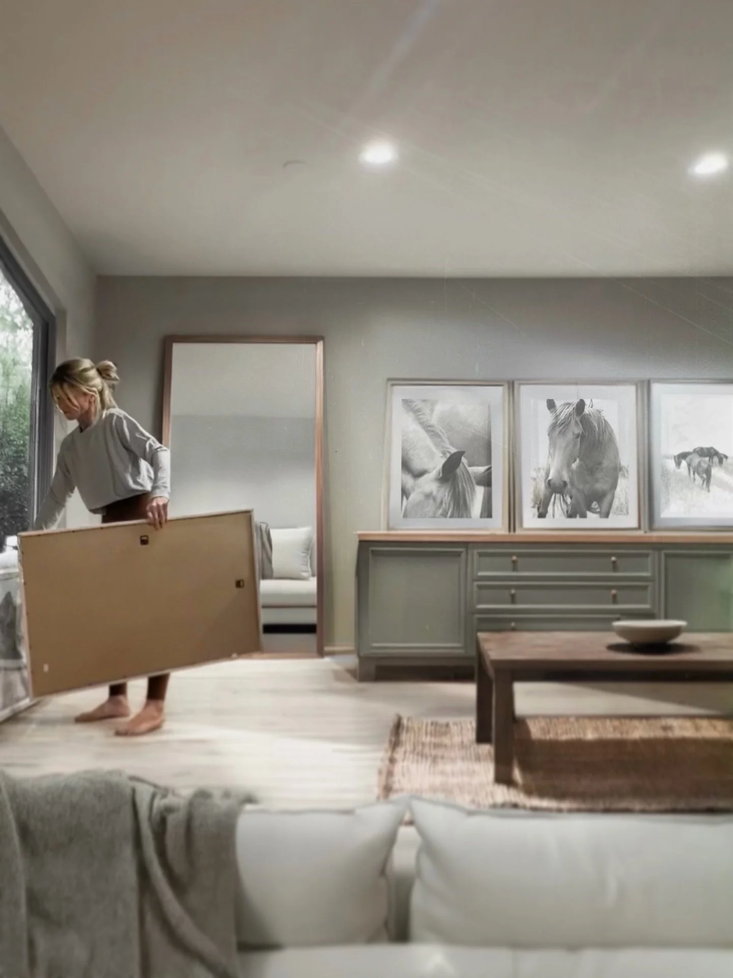 some wild horse friends from the Outer Banks to keep my client&rsquo;s guest&rsquo;s company