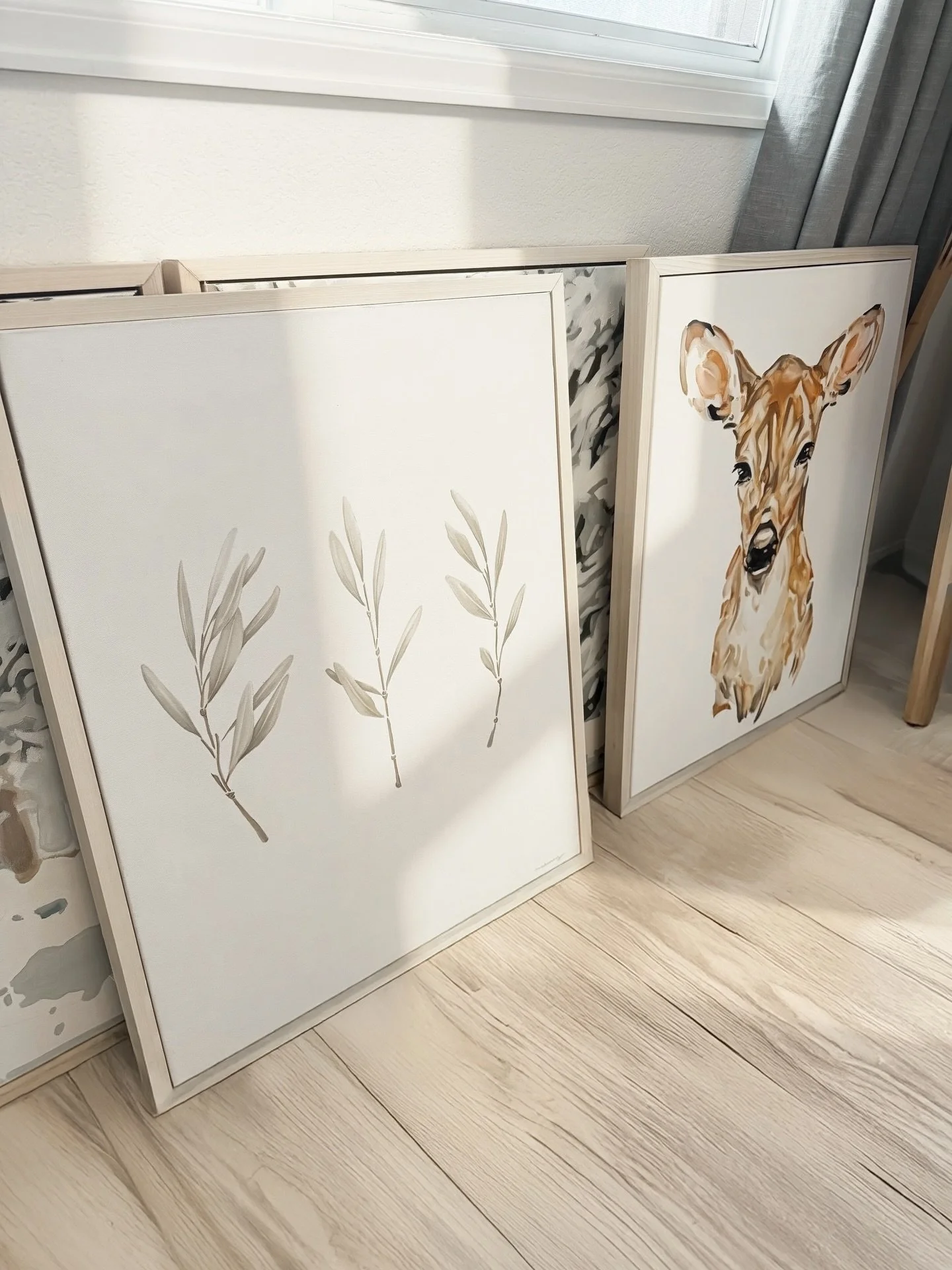 golden hour shadow and works for a baby girl&rsquo;s nursery