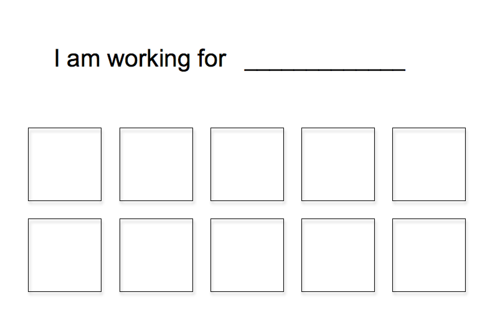 Token Board Template