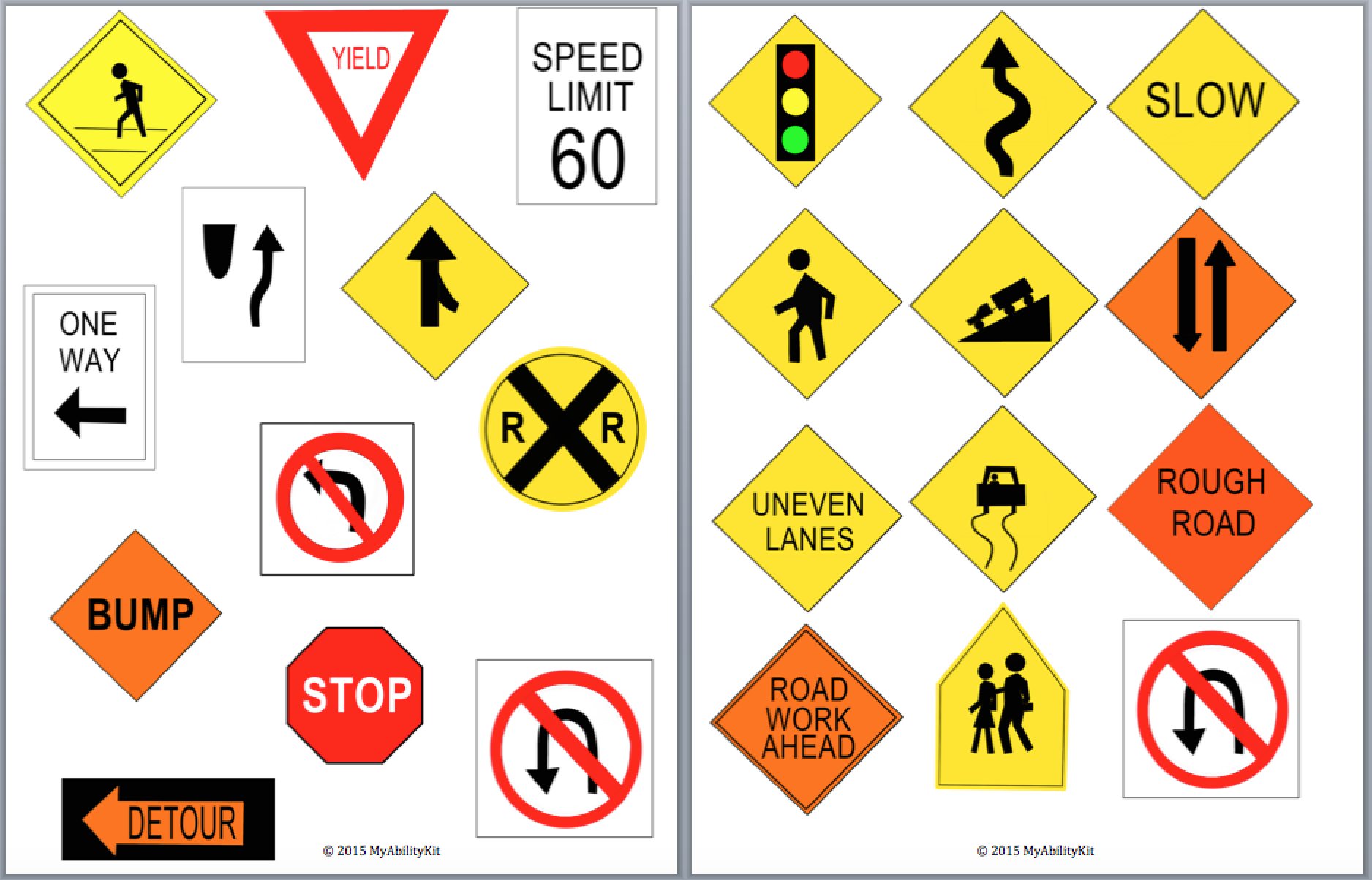 safety signs myabilitykit autism resources safety signs myabilitykit autism