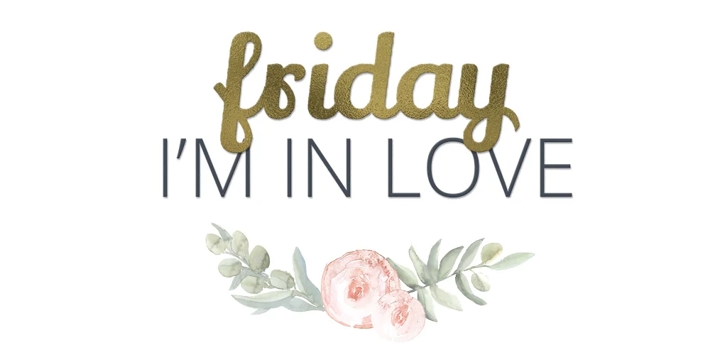 friday I'm in love with watercolour flower design element