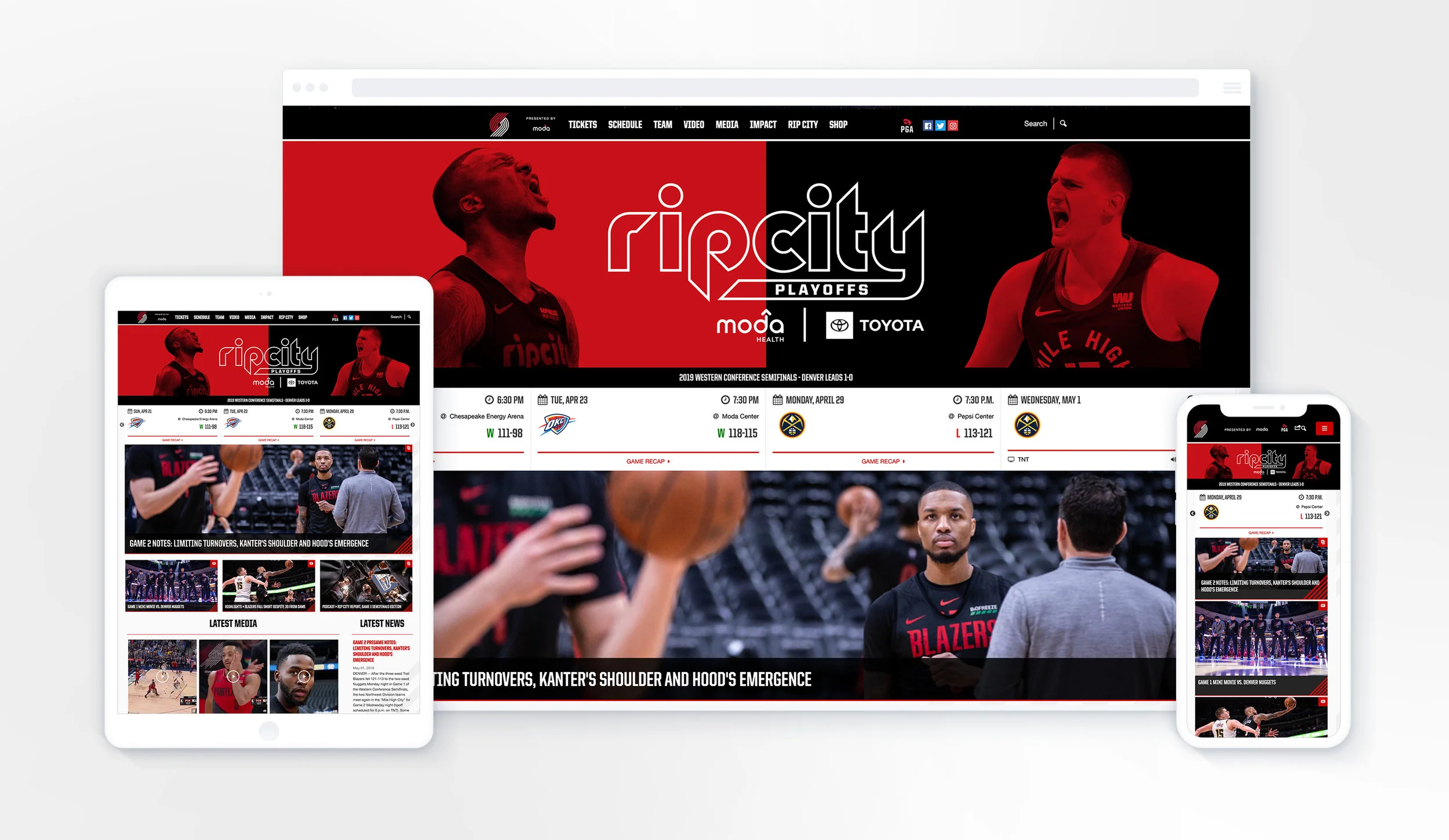 A complete fan experience to get all the latest information in one place.