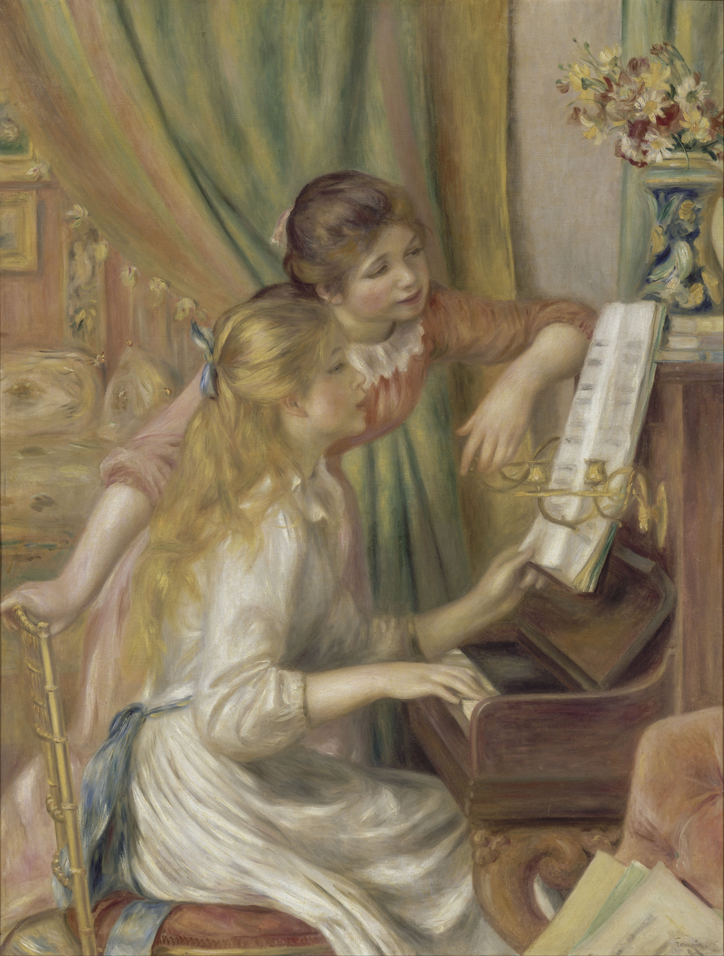 File:Frédéric Bazille - Jeune fille au piano.jpg - Wikipedia