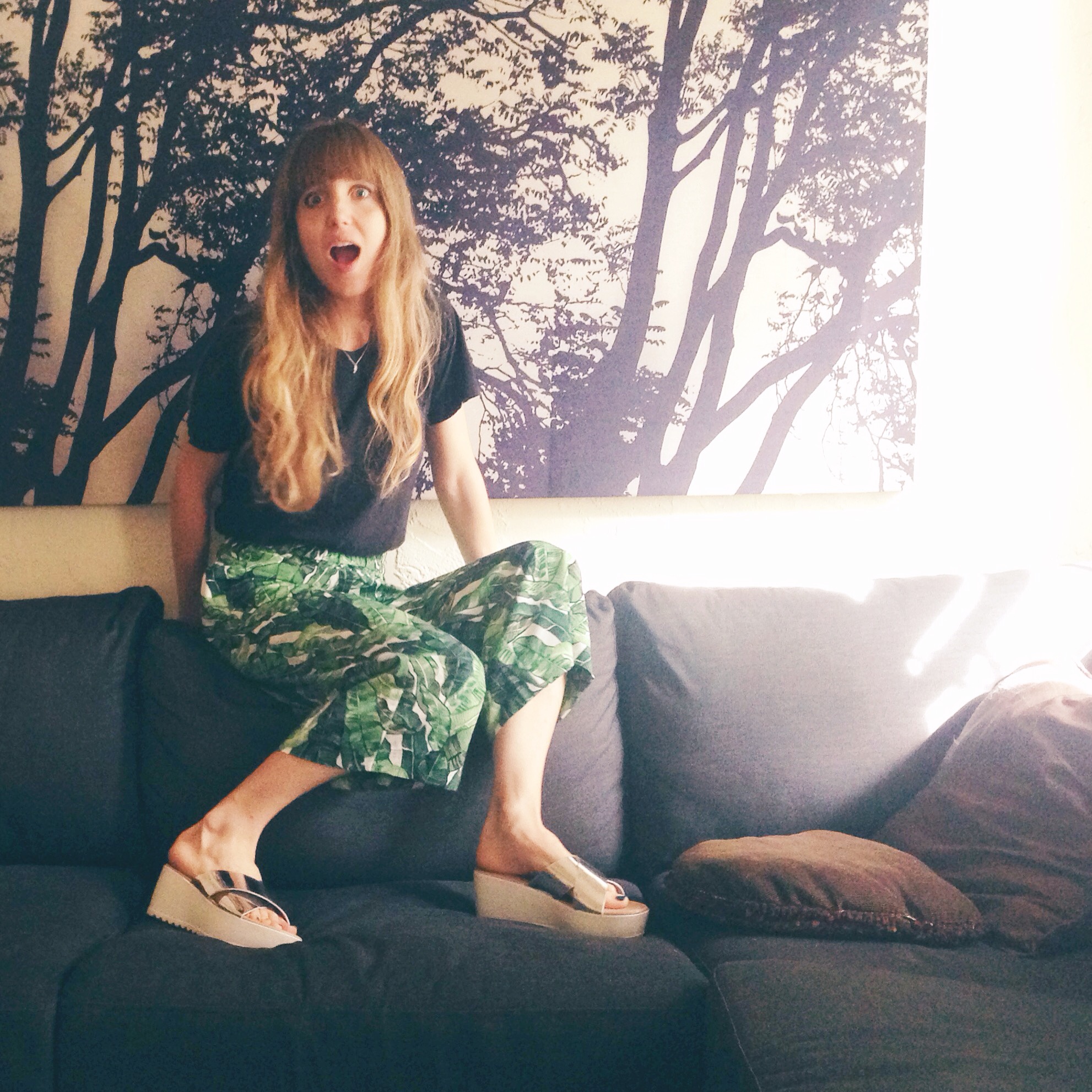 Love these H&M culottes. Surprisingly versatile. (image via my beau)