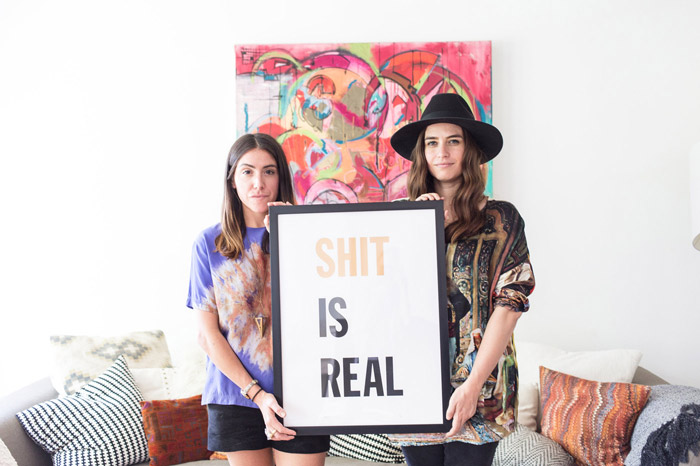 Jessica Murnane on the right, photo by Eva Deitch (image via jessicamurnane.com)