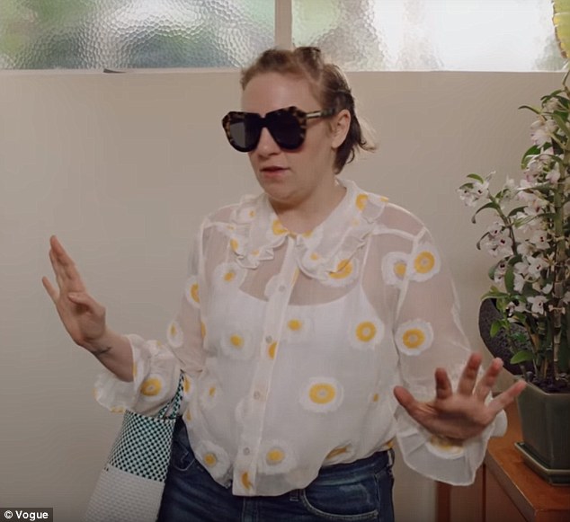 A photo of scrambled eggs isn't cute, therefore I am also craving this shirt Lena has by Trademark. (image from a video you should watch on Vogue.com )