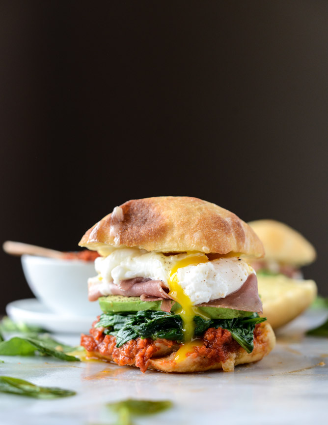 This breakfast sandwich from Jessica Merchant's blog makes me want to cry. (image via howsweeteats.com )