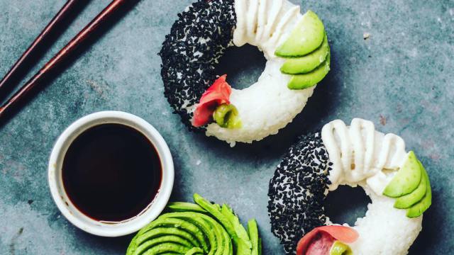 Or maybe I want a sushi doughnut? (via sobeautifullyraw/Instagram )