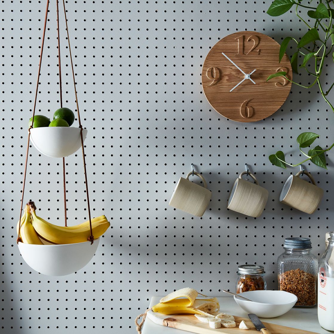 Hanging Two-Tiered Ceramic Fruit Basket (via Food52 )