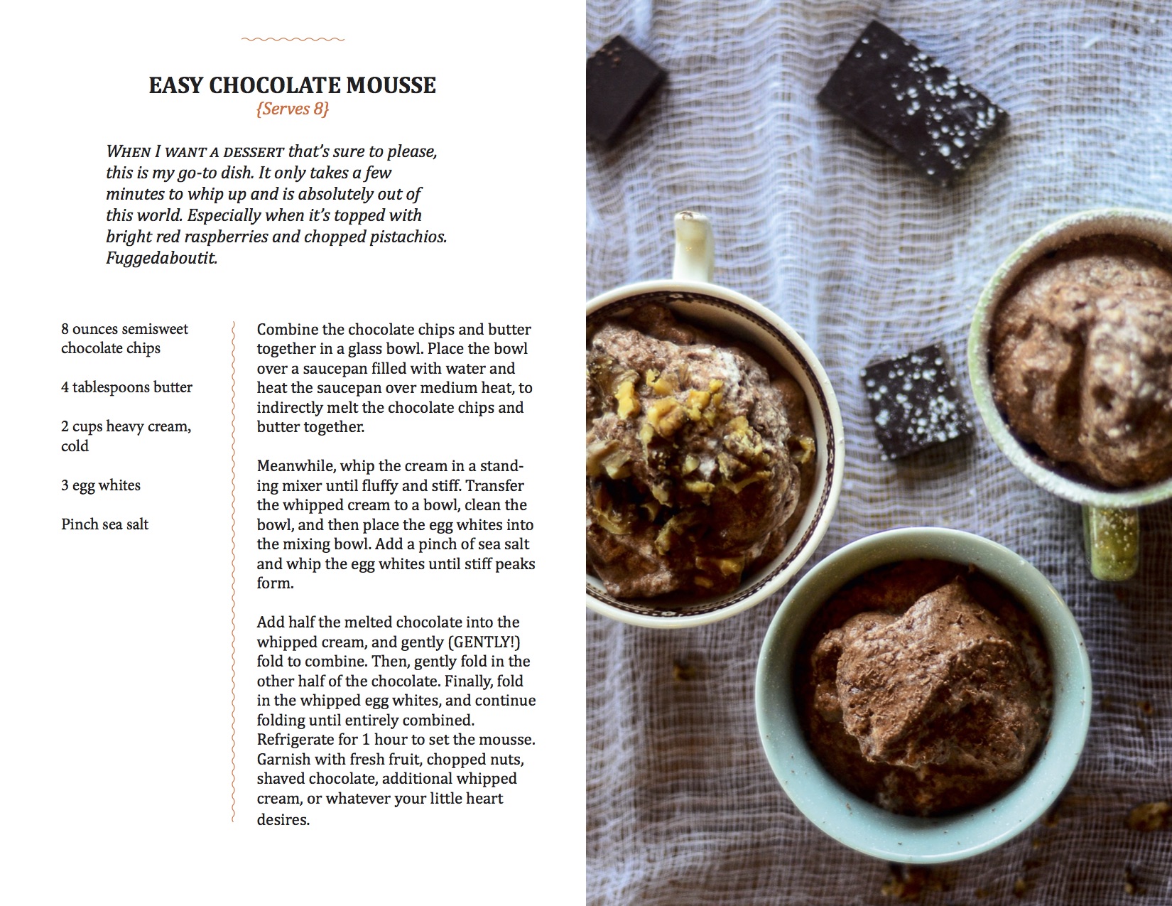 Interior recipe card (back).