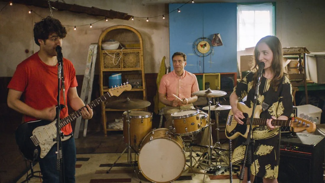 "Band Aid." Zoe Lister-Jones stars (writes and directs, too) alongside Adam Pally and Fred Armisen in the story of a couple who, in the wake of a miscarriage, can’t stop fighting, so decide to turn all their fights into songs and form a rock band to save their marriage. (via teasertrailer)