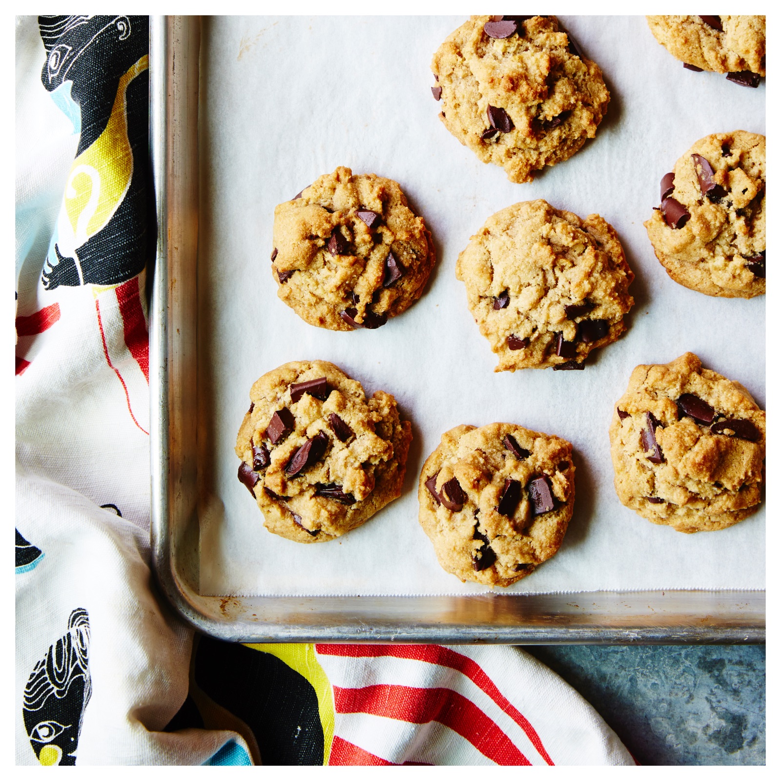 Chocolate Chunk Cookies (via the One Part Plant cookbook )