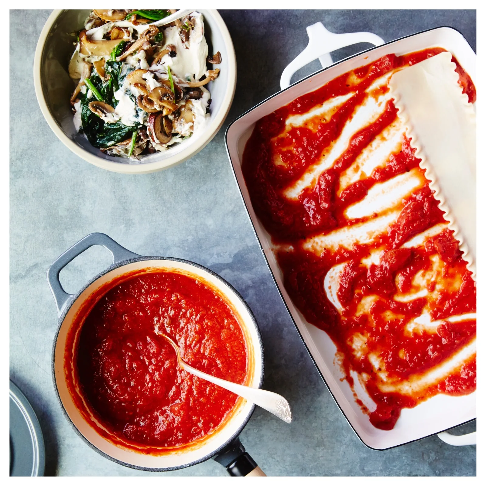 Creamy Mushroom Lasagna (via the One Part Plant cookbook )