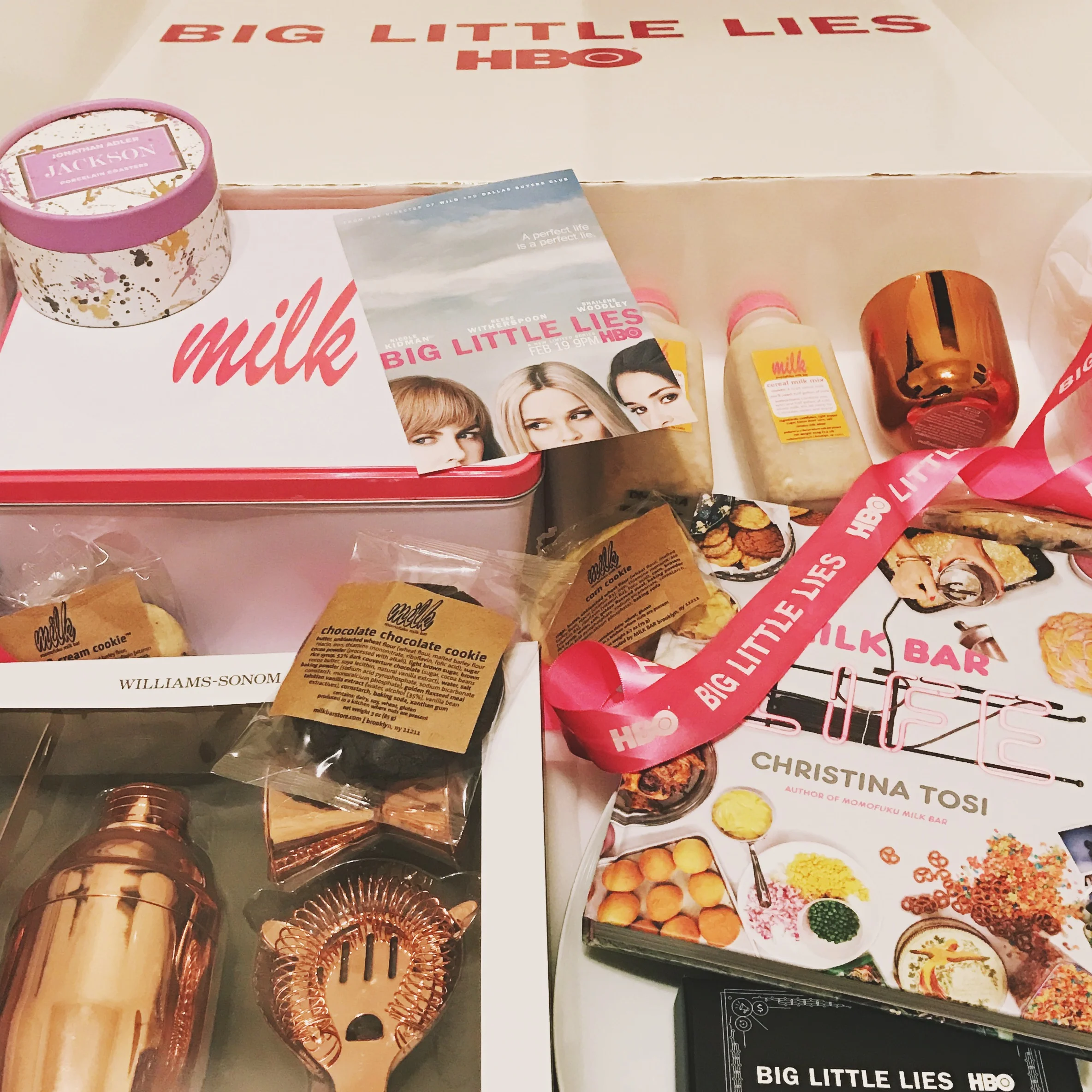 My winning box of swag. (via zoesessums)