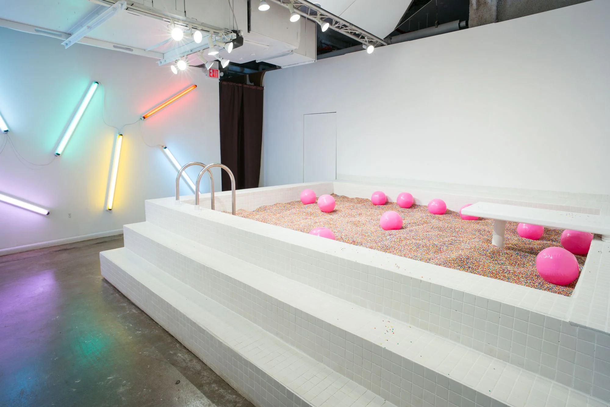 That is a pool of sprinkles and yes, you can get in it. (image via eaterny)