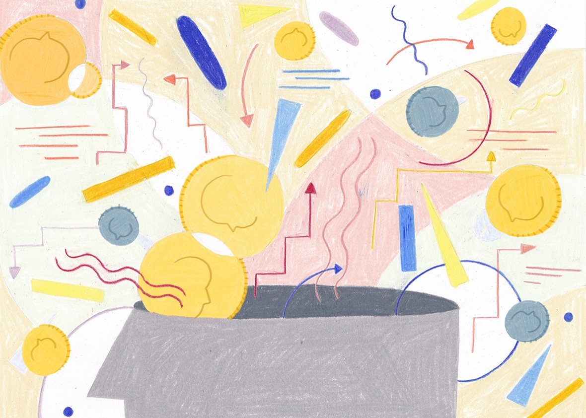 Can you tell I'm having an existential panic about what to do with my life? (Image by Maddie Edgar via Slate)