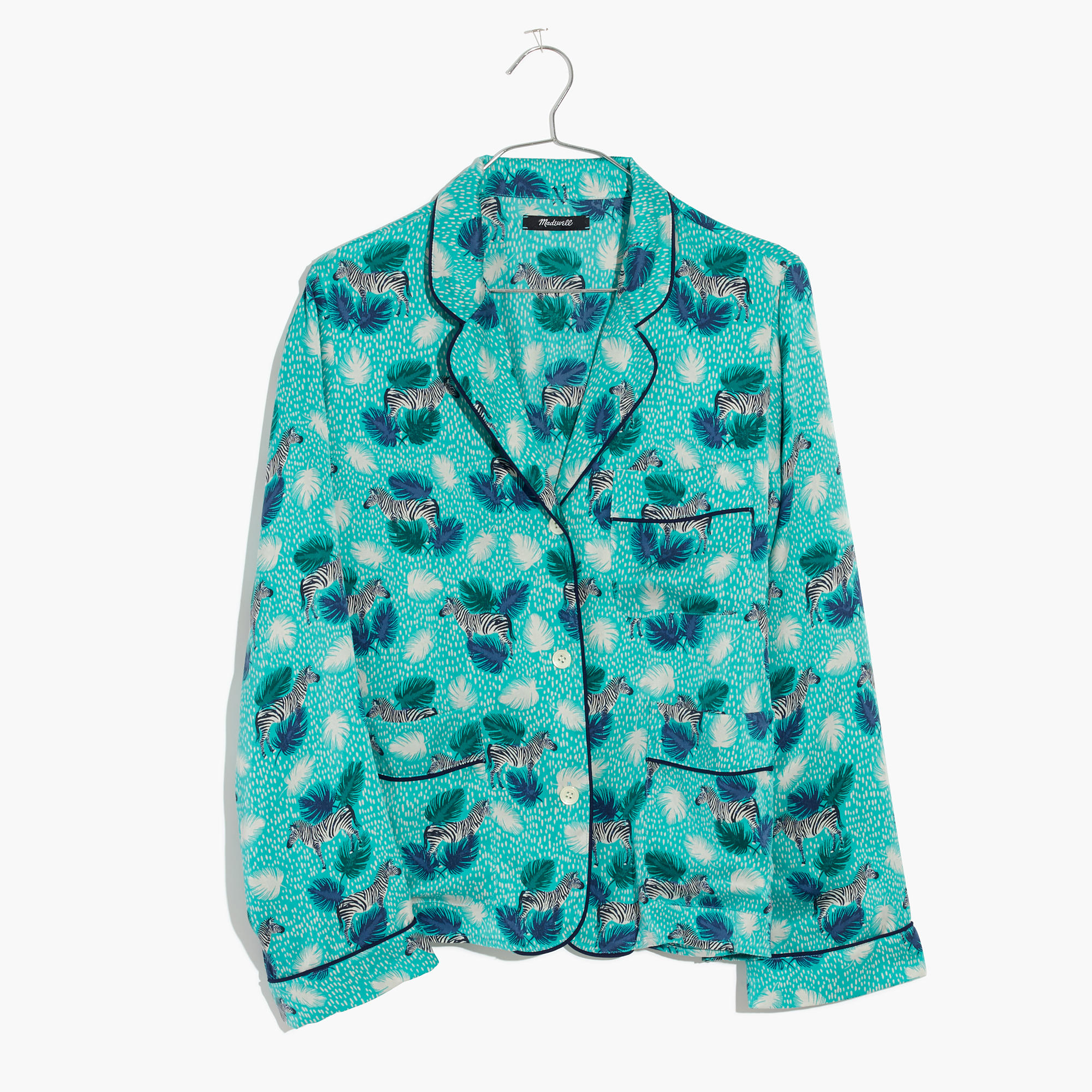 Silky zebra power yeah! A pajama shirt for any time. (via madewell )