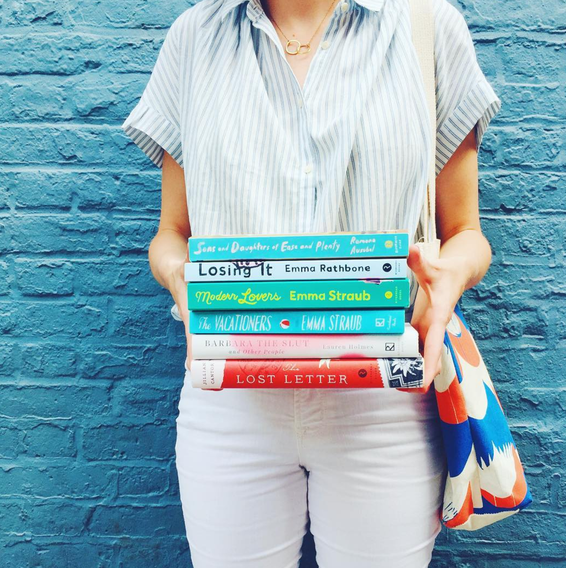 I got that sweet tote, too. My literary tote collection is growing. (image via riverheadbooks Insta )