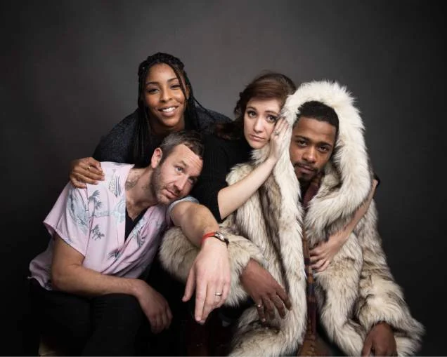 What a cast! Chris O'Dowd, Jessica Williams (it's her birthday today!), Noel Wells and Lakeith Stanfield. (Image via Taylor Jewell/Invision/AP)